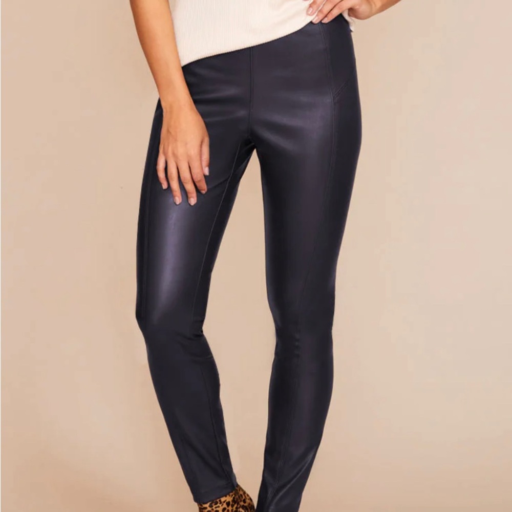 PEACE OF CLOTH CHANTAL LEGGING - FAUX LEATHER